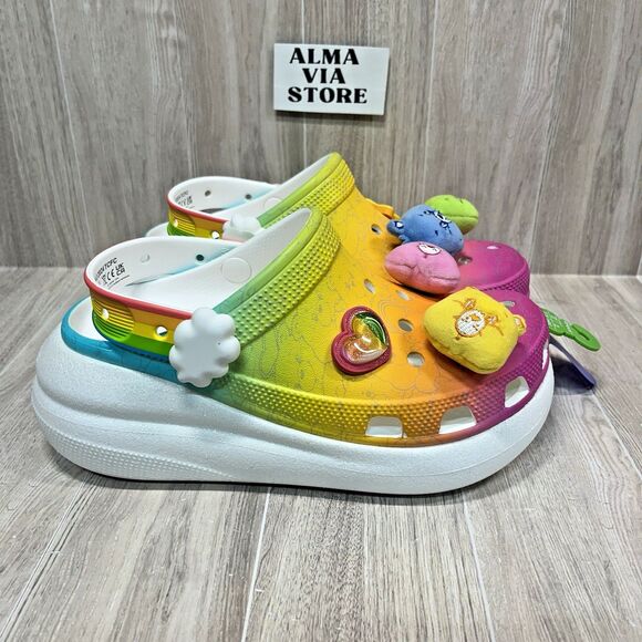 CROCS x Care Bears Crush Clog 'Light On' New 210103 Size Women's 7 - Picture 1 of 11